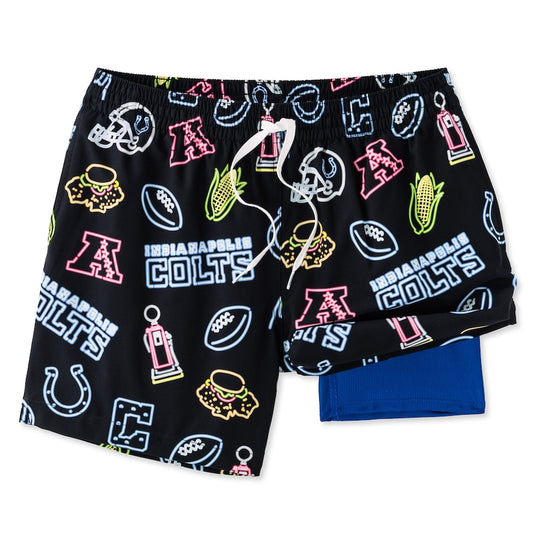 Indianapolis Colts New Trending Men Double Layer Casual Shorts AZHADLCS000029