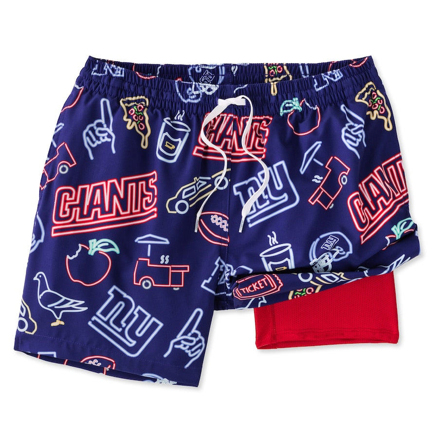 New York Giants New Trending Men Double Layer Casual Shorts AZHADLCS000043