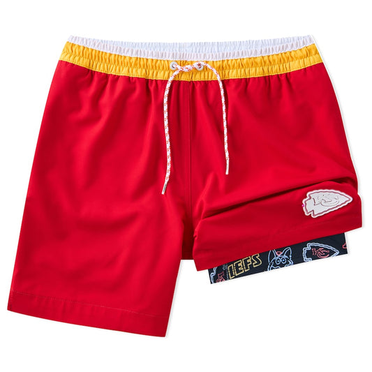Kansas City Chiefs New Trending Men Double Layer Casual Shorts AZHADLCS000032