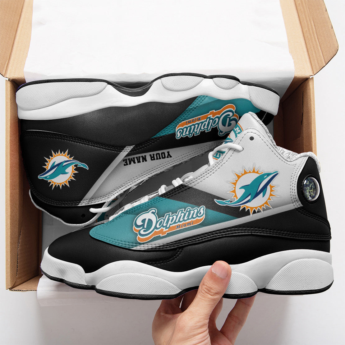 Miami Dolphins AJD13 Sneakers BG111