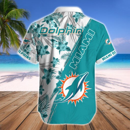 Miami Dolphins Button Shirt BG814