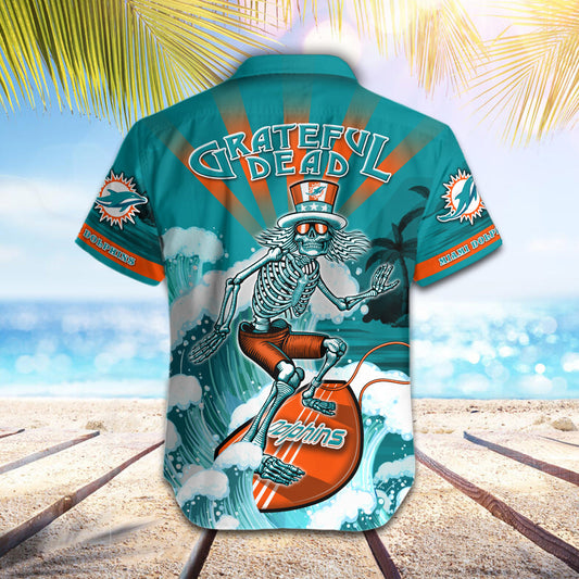 Miami Dolphins Button Shirt BG859