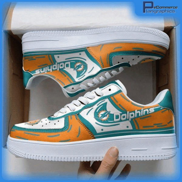 Miami Dolphins NFL Air Force 1 Sneaker Trending