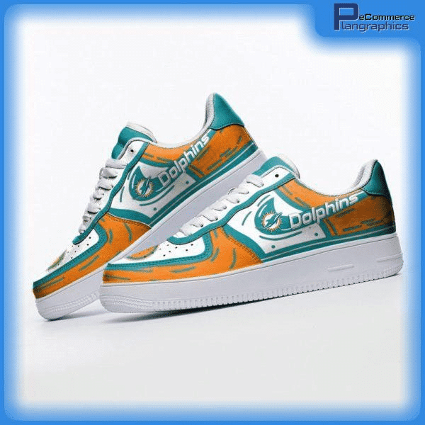 Miami Dolphins NFL Air Force 1 Sneaker Trending