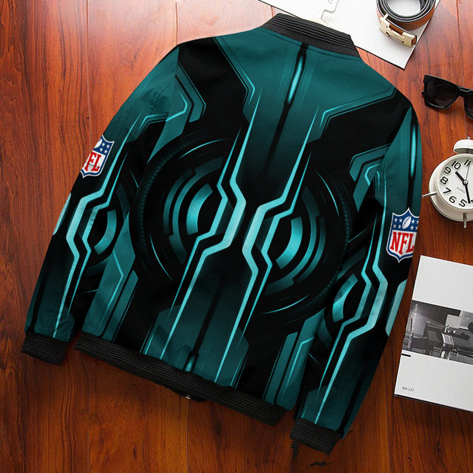Miami Dolphins Personalized Bomber Jacket BG703