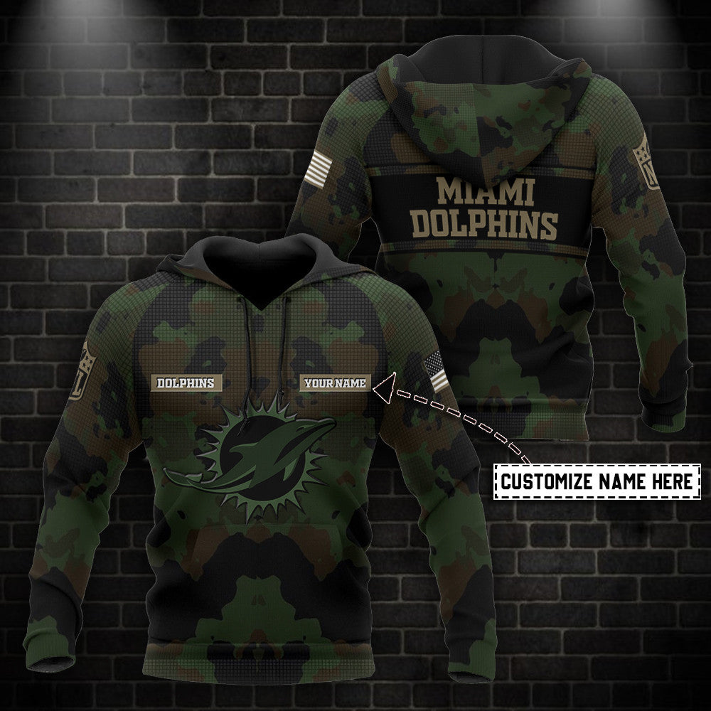 Miami Dolphins Personalized Hoodie BB263