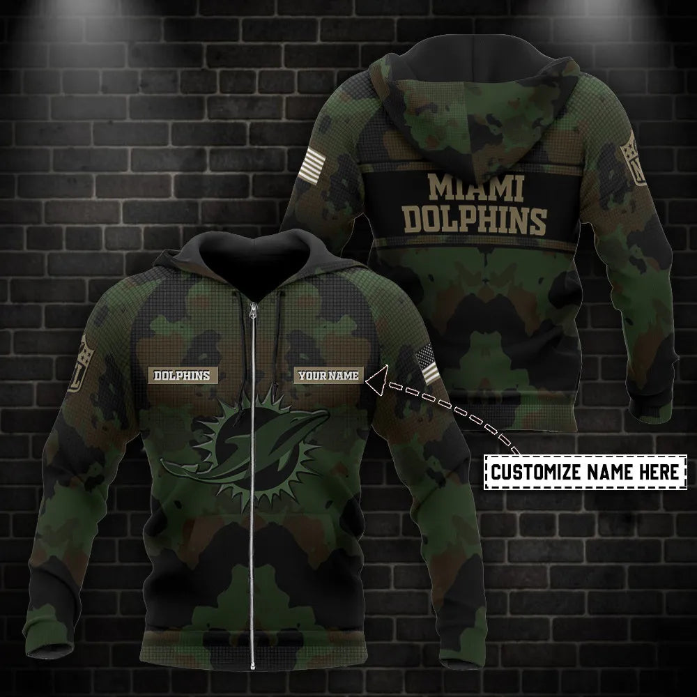 Miami Dolphins Personalized Hoodie BB263