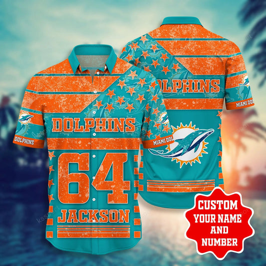 Miami Dolphins Personalized Shirt and Shorts BG238