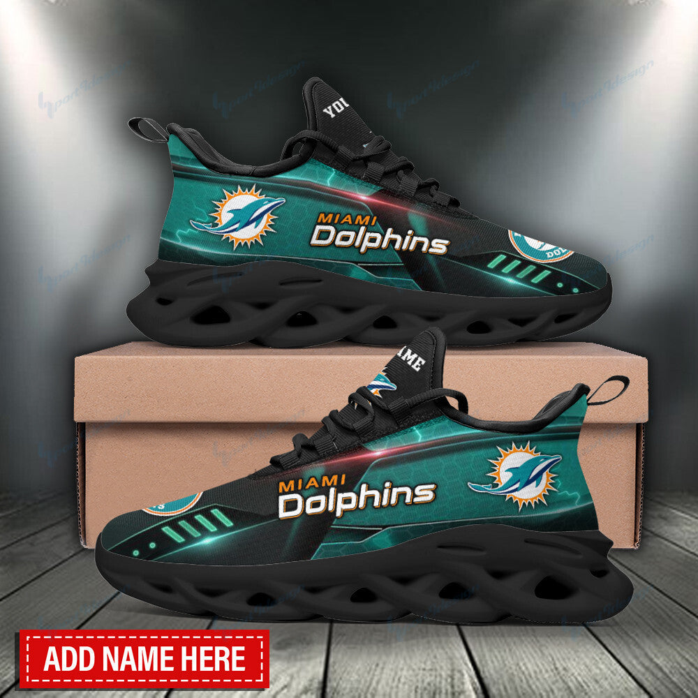 Miami Dolphins Personalized Yezy Running Sneakers BB801