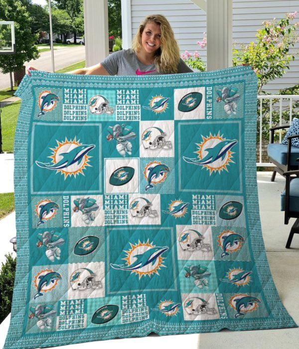 Miami Dolphins Premium Quilt BG74