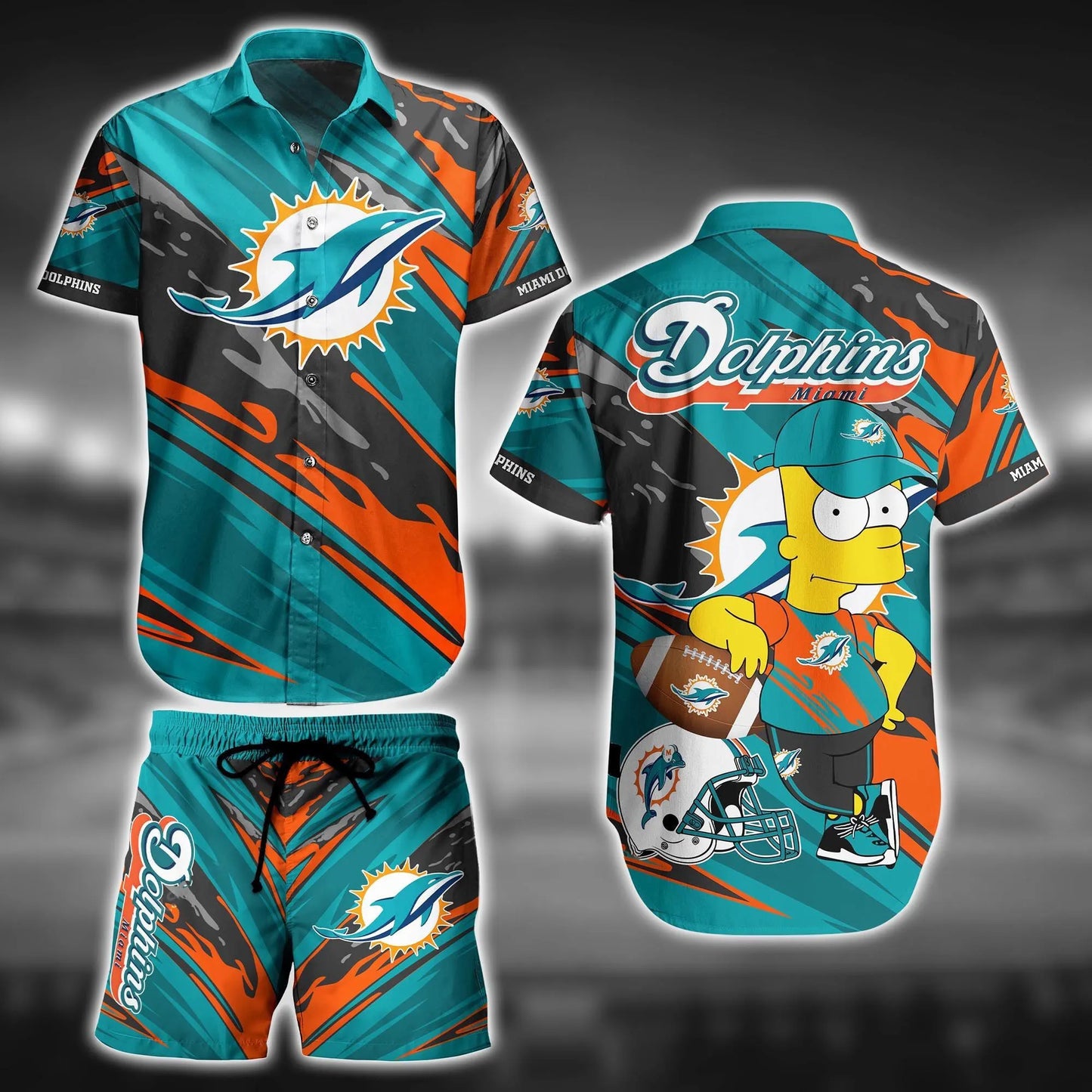 Miami Dolphins Shirt and Shorts BG208