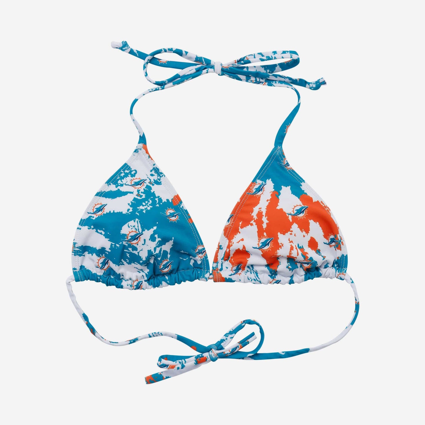 Miami Dolphins Womens Paint Splash Bikini