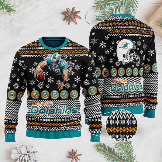 Miami Dolphins Woolen Sweater BG30