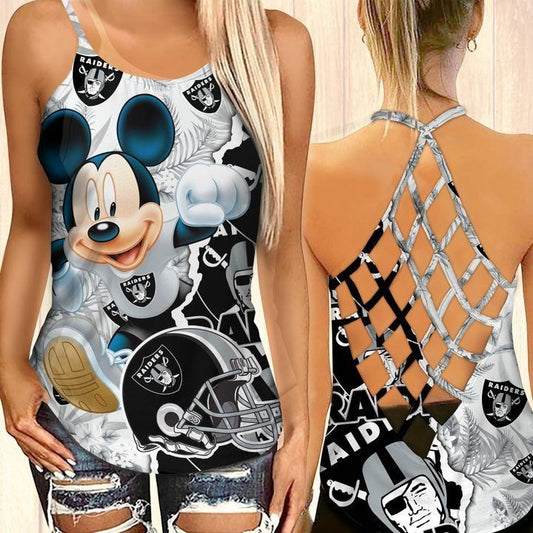 Mickey Las Vegas Raiders Criss-Cross 10