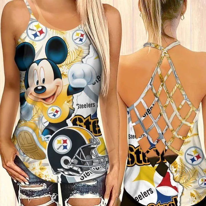 Mickey Pittsburgh Steelers Criss-Cross 04