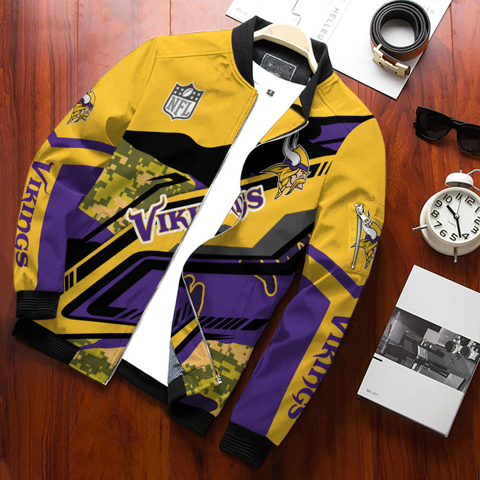 Minnesota Vikings Bomber Jacket BG511