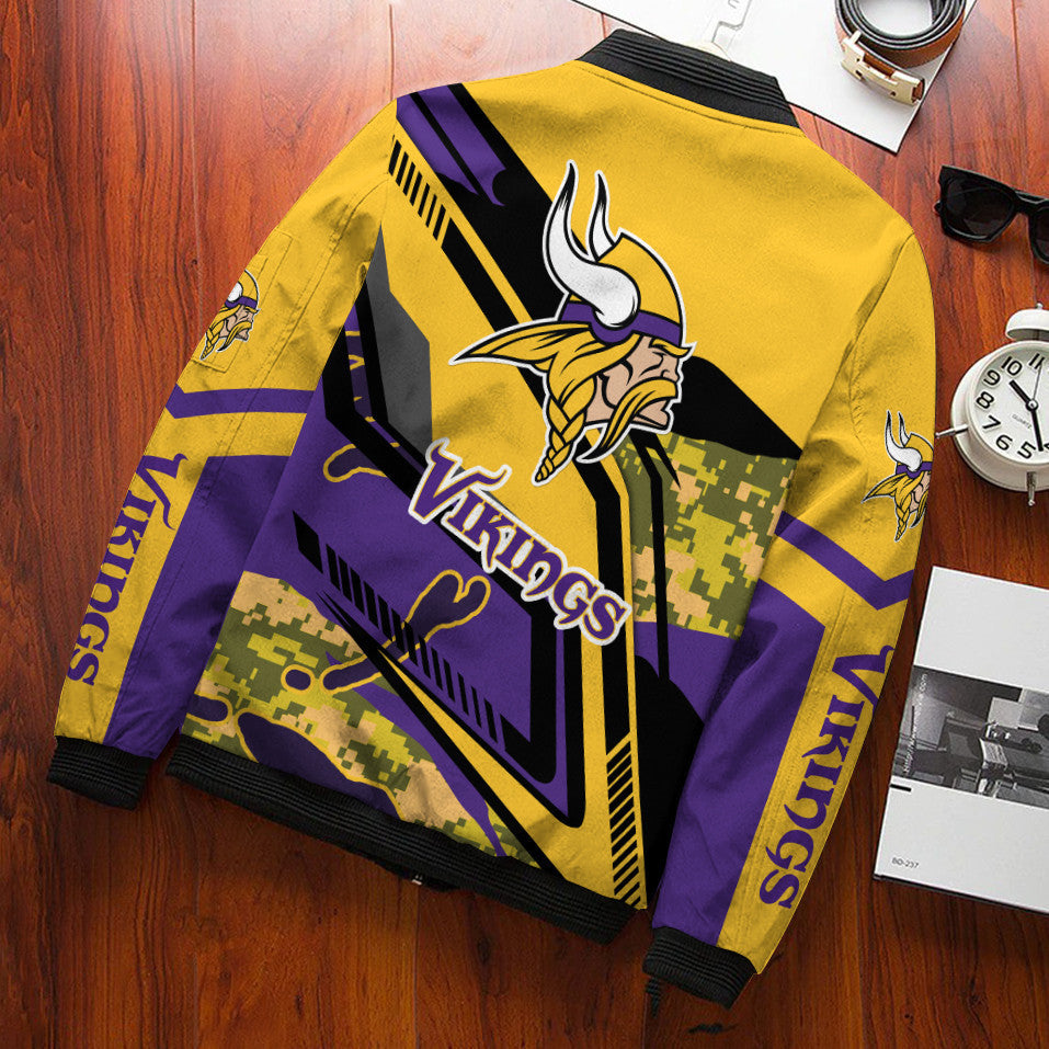 Minnesota Vikings Bomber Jacket BG511