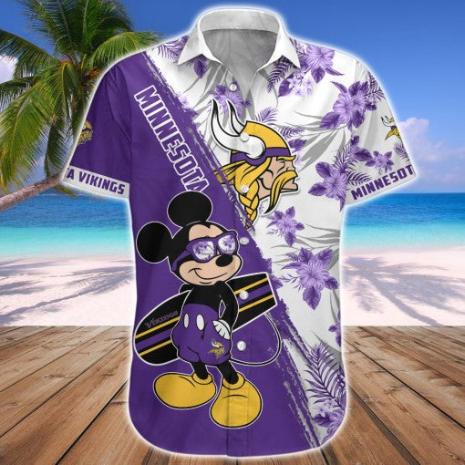 Minnesota Vikings Button Shirt BG813
