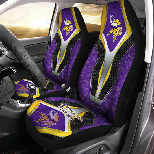 Minnesota Vikings Car Seat Covers BG43