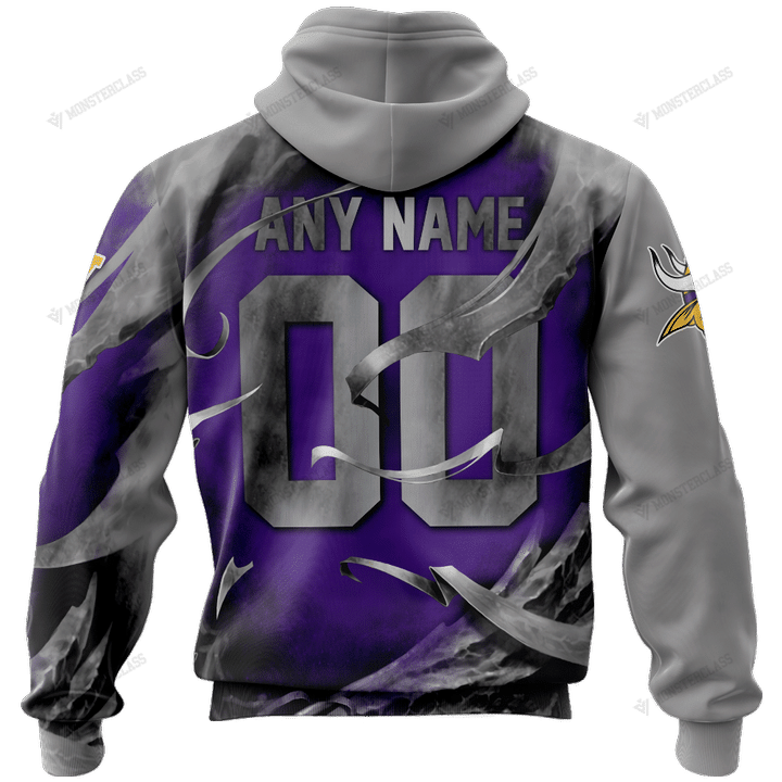 Minnesota Vikings Limited Edition All Over Print Hoodie Sweatshirt Zip Hoodie T shirt Unisex 866