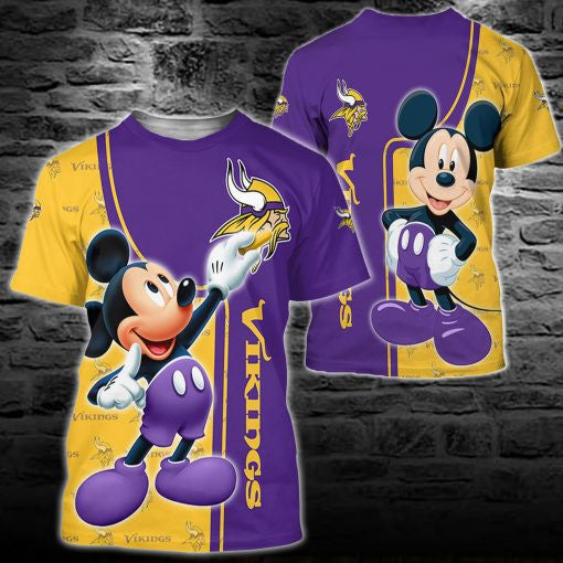 Minnesota Vikings Mickey All Over Printed 121