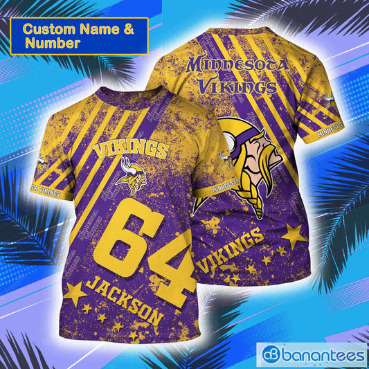 Minnesota Vikings Personalized T-Shirt BGTS588