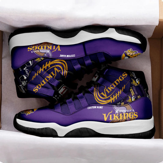 Minnesota Vikings Personalized AJD11 Sneakers BG204