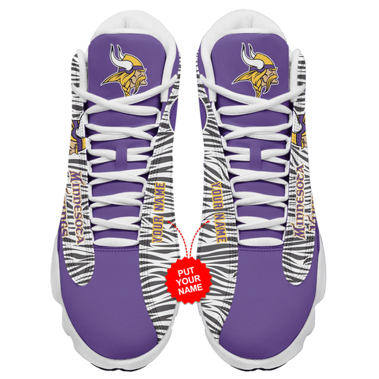 Minnesota Vikings Personalized AJD13 Sneakers 1039