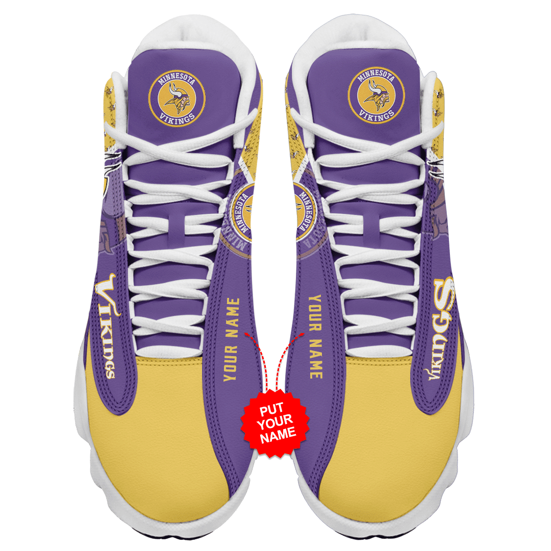 Minnesota Vikings Personalized AJD13 Sneakers 1069