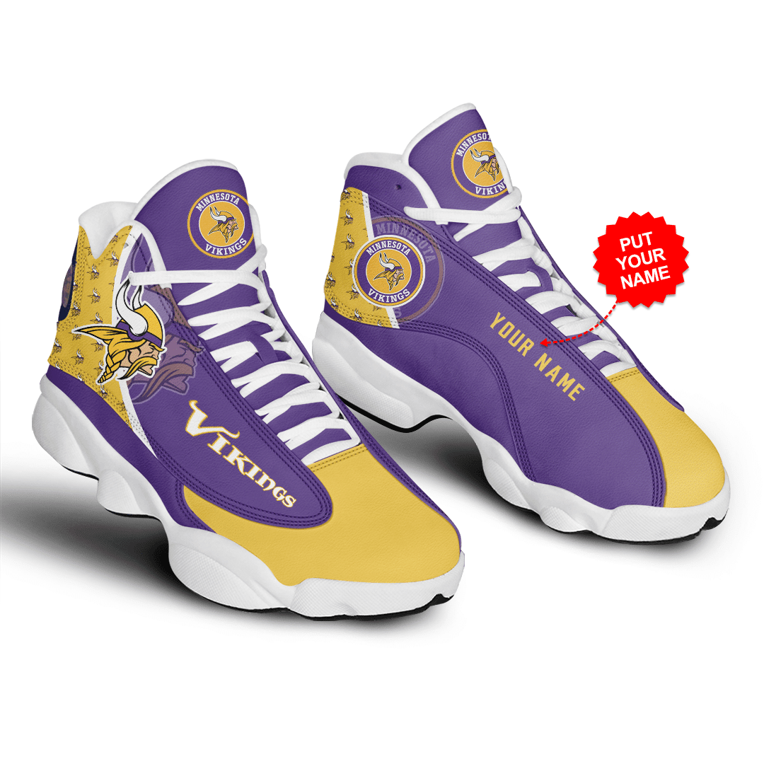 Minnesota Vikings Personalized AJD13 Sneakers 1069