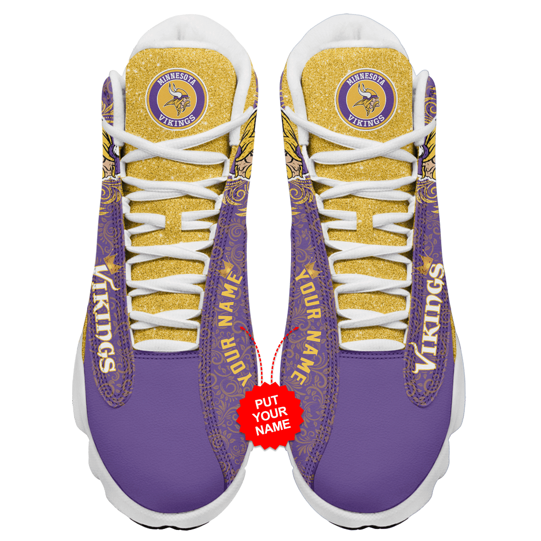 Minnesota Vikings Personalized AJD13 Sneakers 1072
