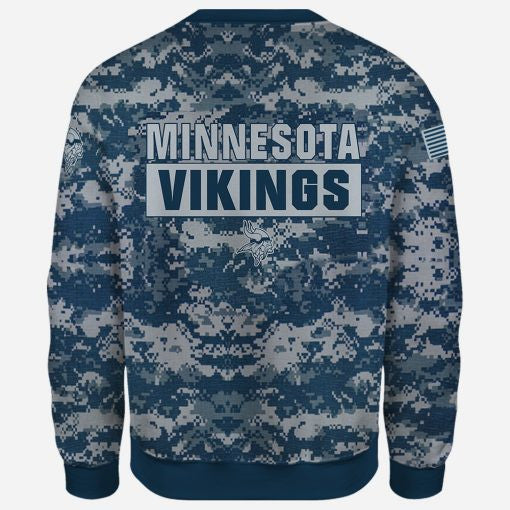 Minnesota Vikings Personalized All Over Printed 371
