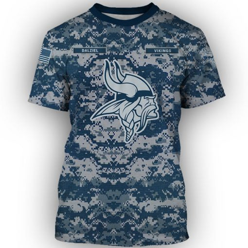 Minnesota Vikings Personalized All Over Printed 371