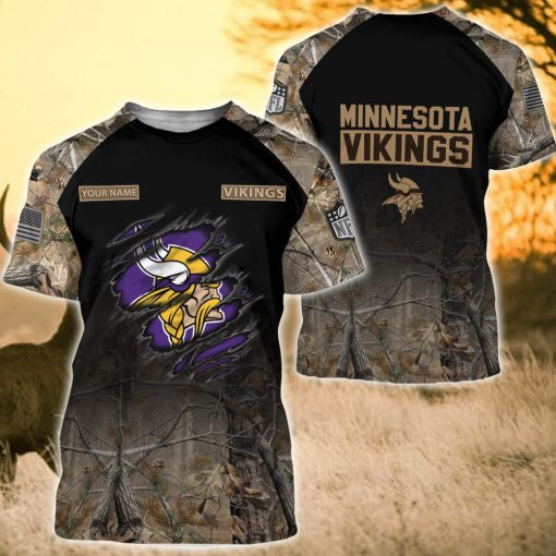 Minnesota Vikings Personalized All Over Printed 405