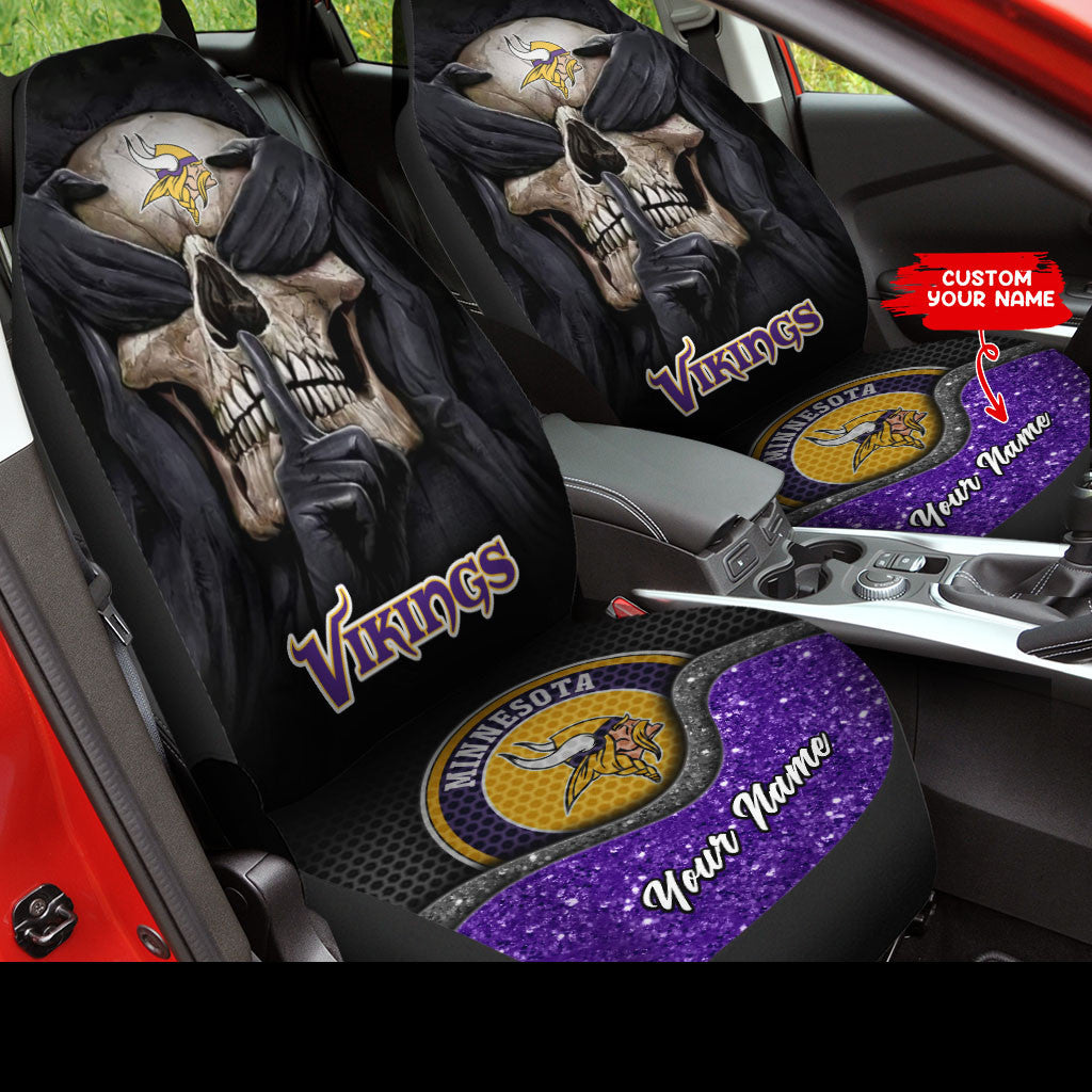 Minnesota Vikings Personalized Car Seat Covers BG313