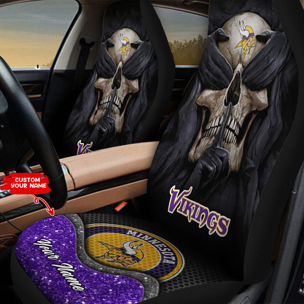 Minnesota Vikings Personalized Car Seat Covers BG313