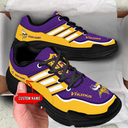 Minnesota Vikings Personalized Chunky Sneakers 11