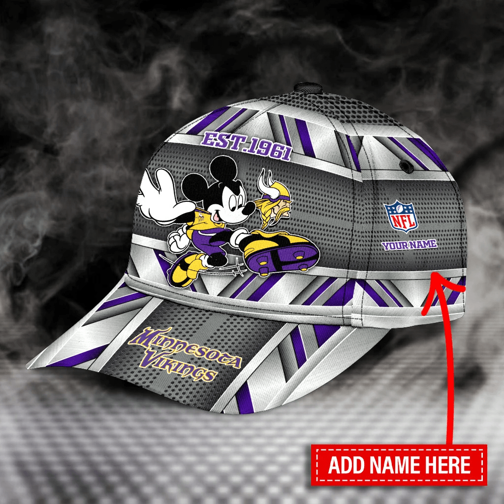 Minnesota Vikings Personalized Classic Cap BB295