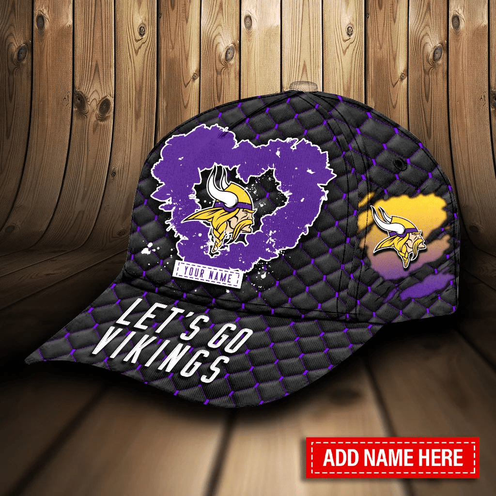 Minnesota Vikings Personalized Classic Cap BB426