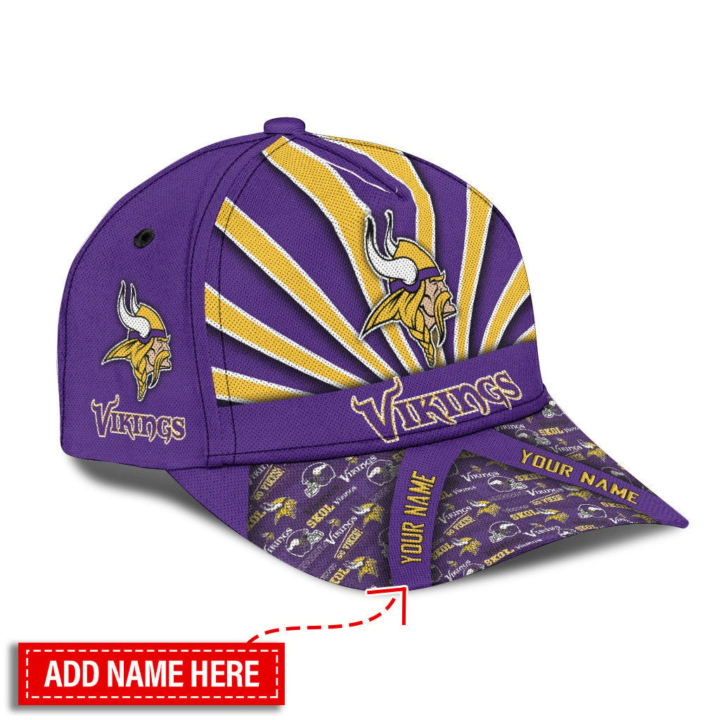 Minnesota Vikings Personalized Classic Cap BB81