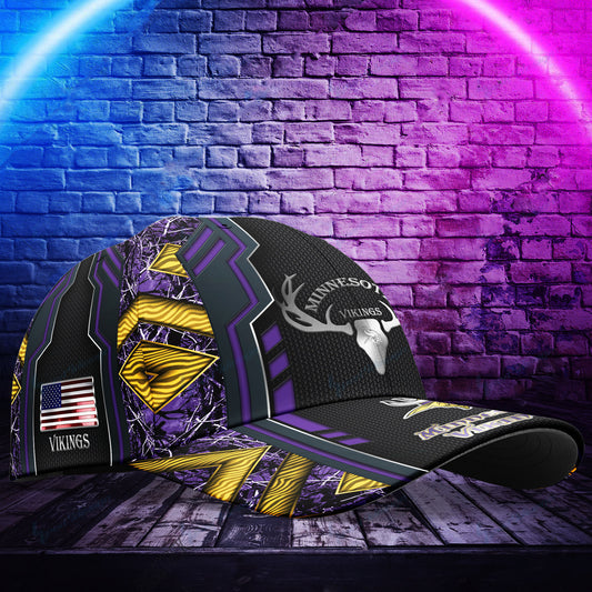 Minnesota Vikings Personalized Classic Cap BG463