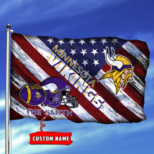 Minnesota Vikings Personalized Flag 152