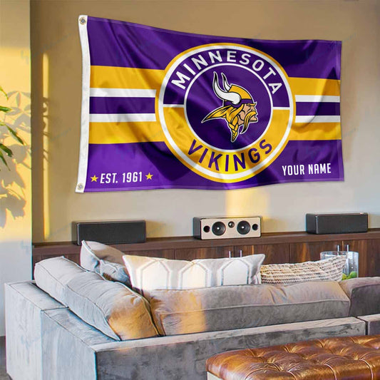 Minnesota Vikings Personalized Flag 184