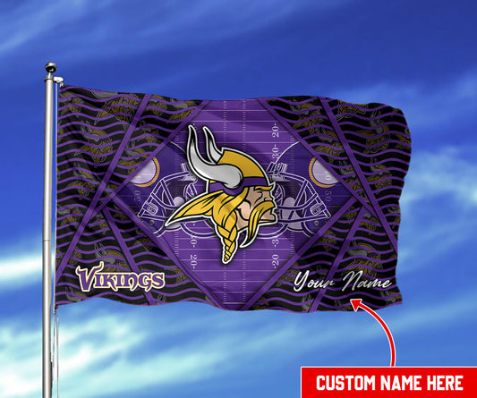 Minnesota Vikings Personalized Flag 405