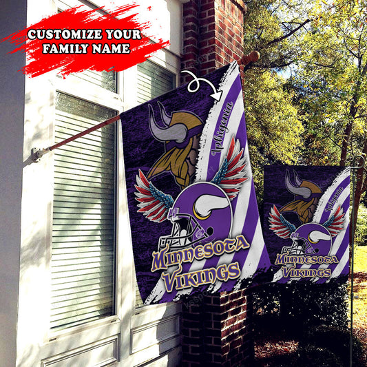Minnesota Vikings Personalized Flag 462