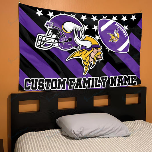 Minnesota Vikings Personalized Flag 83