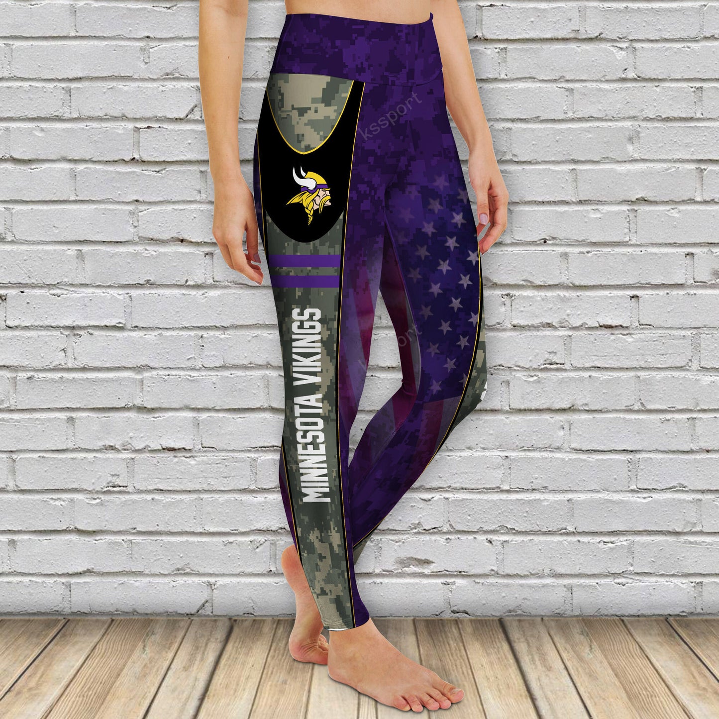 Minnesota Vikings Personalized Leggings And Hoodie BG82