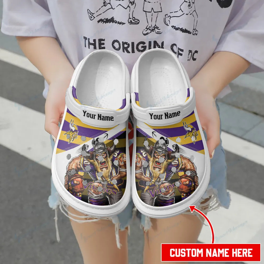 Minnesota Vikings Personalized Limited Clog BG40