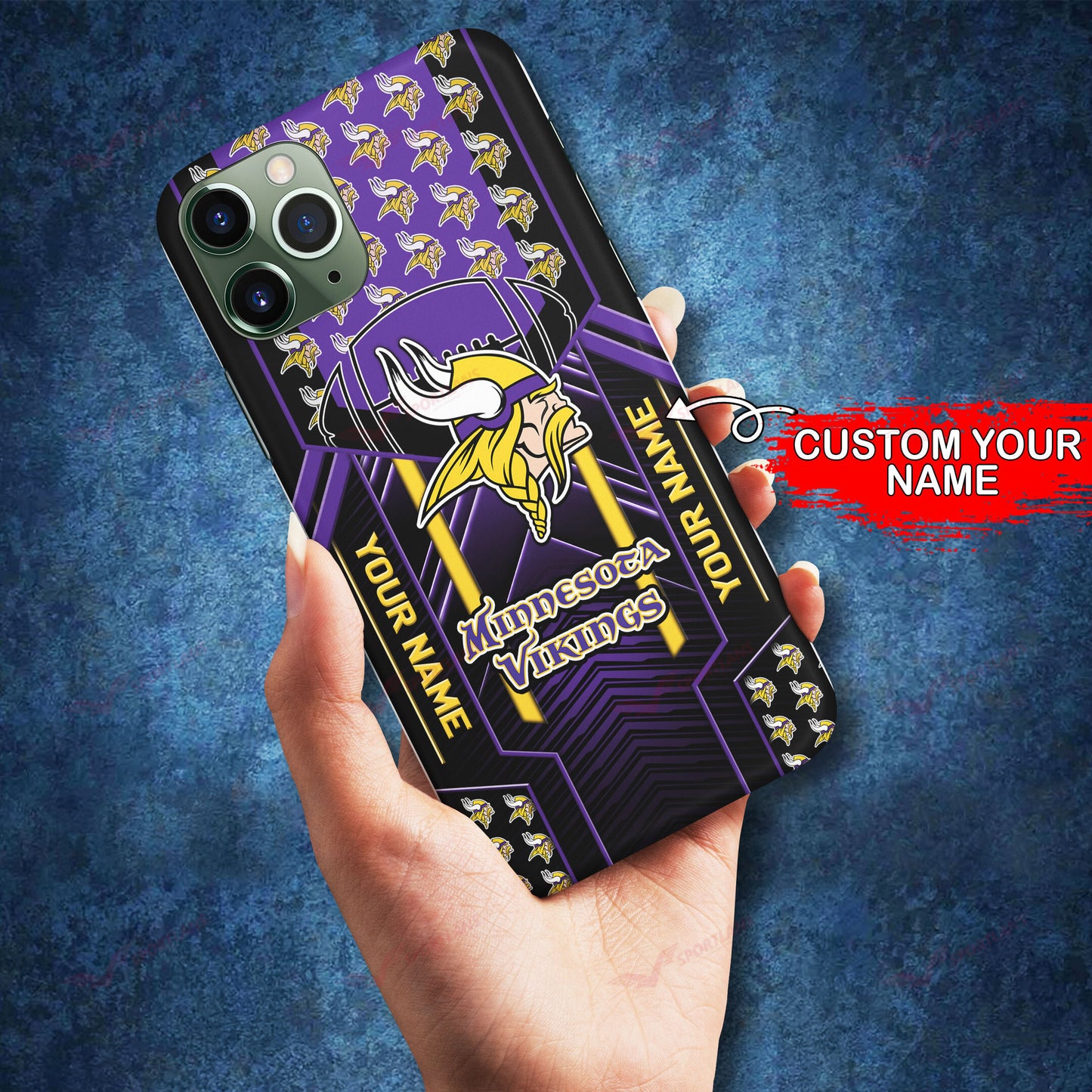 Minnesota Vikings Personalized Phone Case BG21