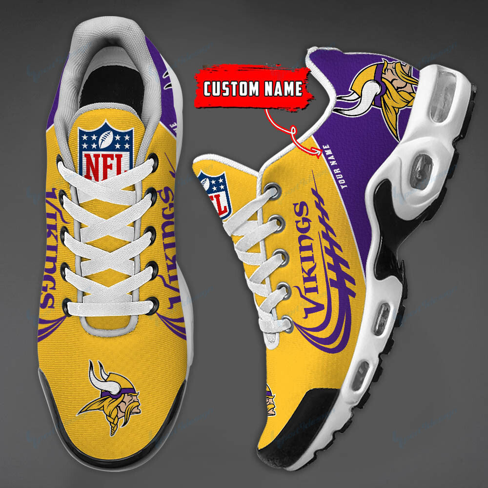 Minnesota Vikings Personalized Plus T-N Youth Sneakers BG18